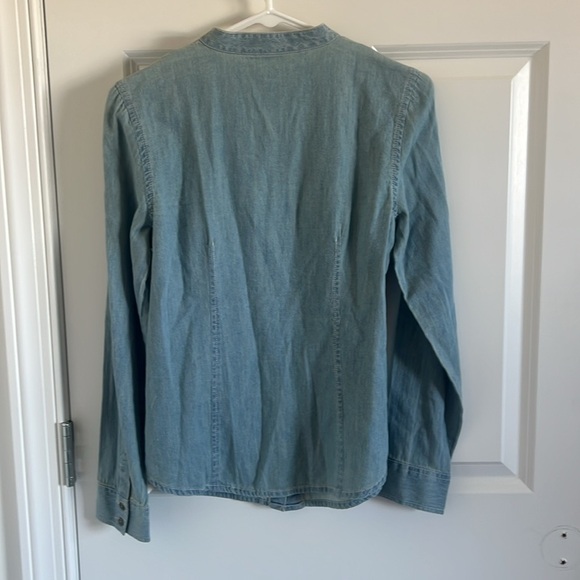 Nine West Vintage America Jean Shirt Size XS Button Down - Picture 4 of 8